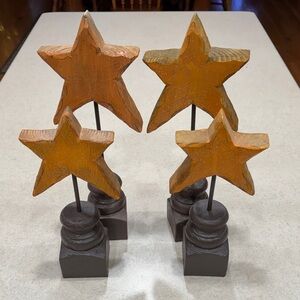 Wooden Star Decor Set
